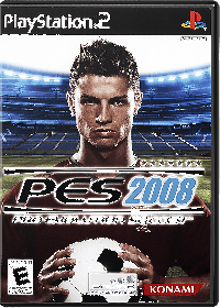 Pro Evolution Soccer 2008 Playstation 2 US box art